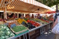 Europe Southern France Nice CÃÂ´te dÃ¢â¬â¢Azur Cours Saleya Provence Fresh Fruits Colorful French Farmers Market Vegetable Eggplant